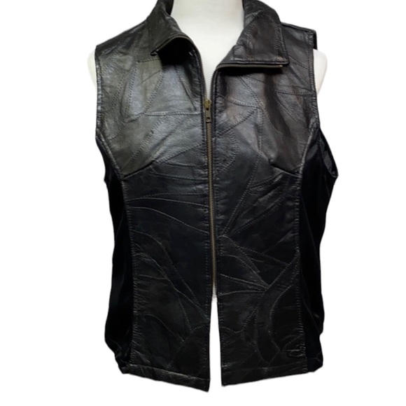 Leather & Soul Leather Vest - Picture 1 of 6